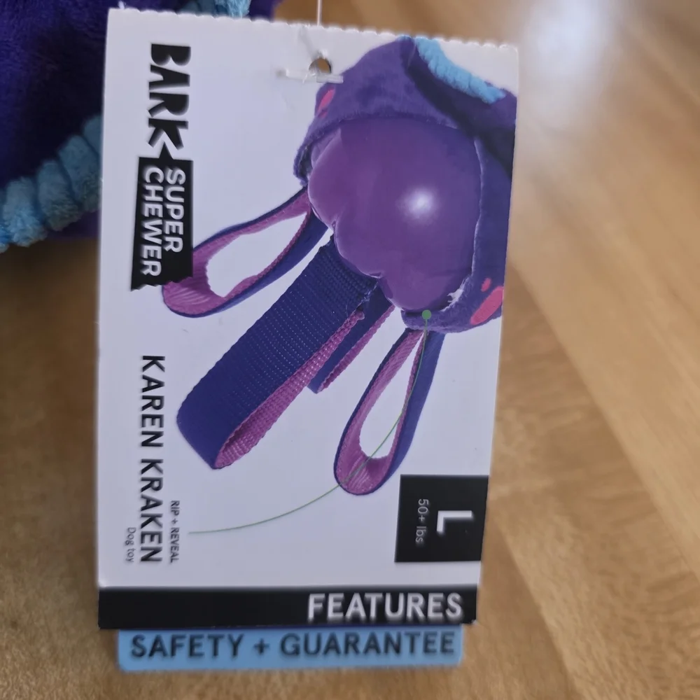 Barkbox Karen Kracken Octopus Large Dog Toy (DGT5)